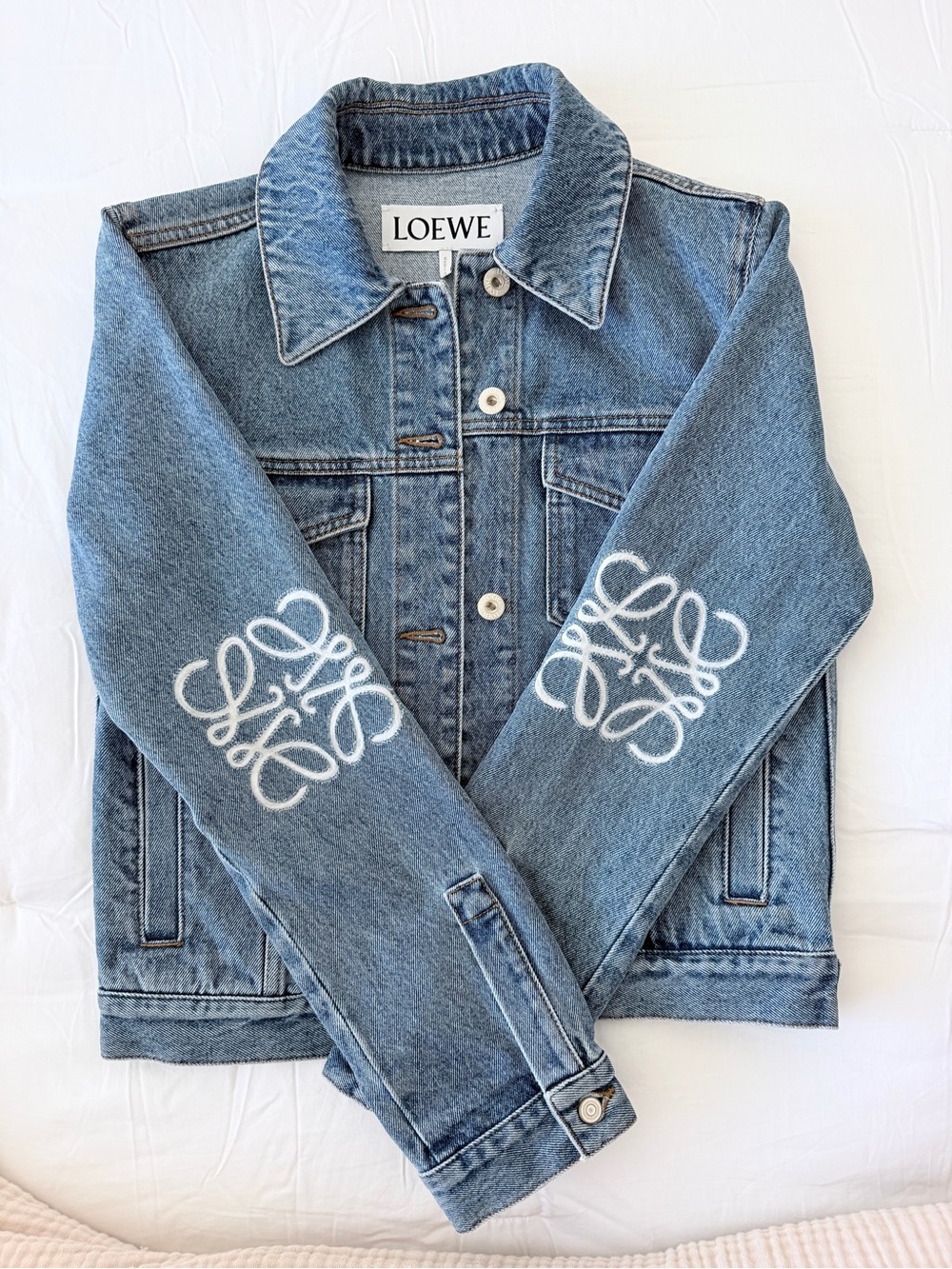 Loewe anagram denim jacket